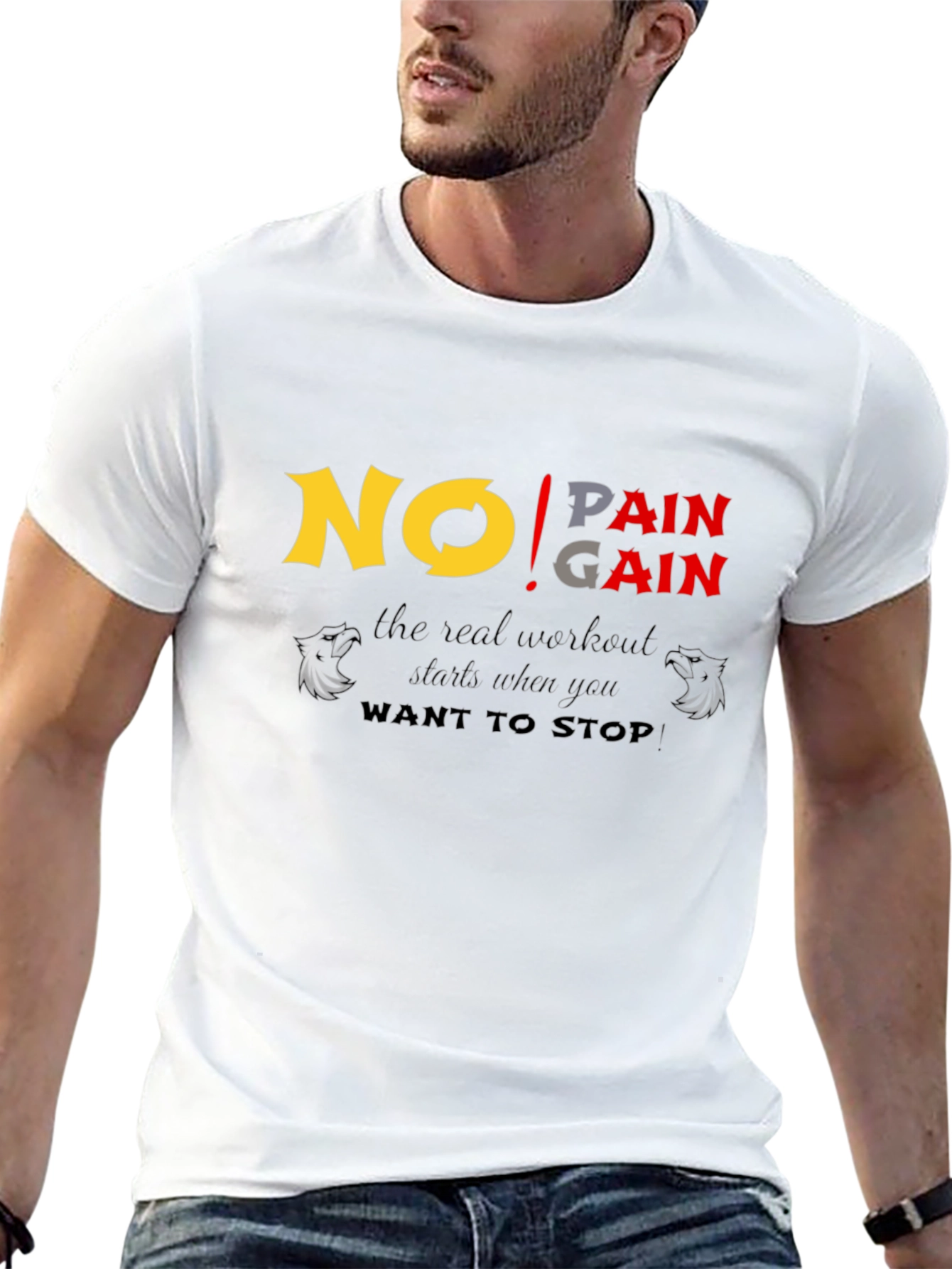 No Pain No Gain Workout T-Shirt