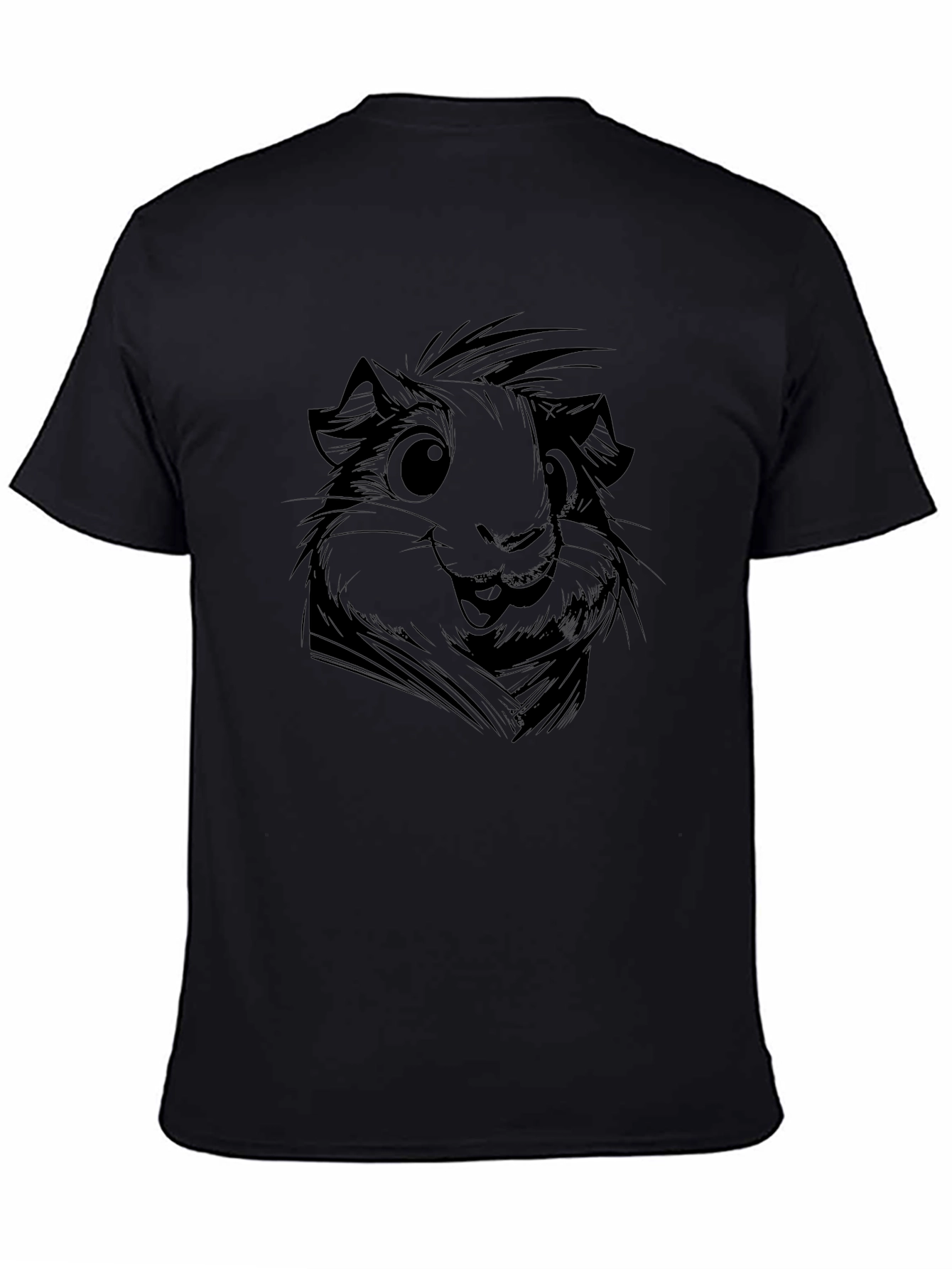 Guinea Pig Graphic Tee - Mens Black T-Shirt