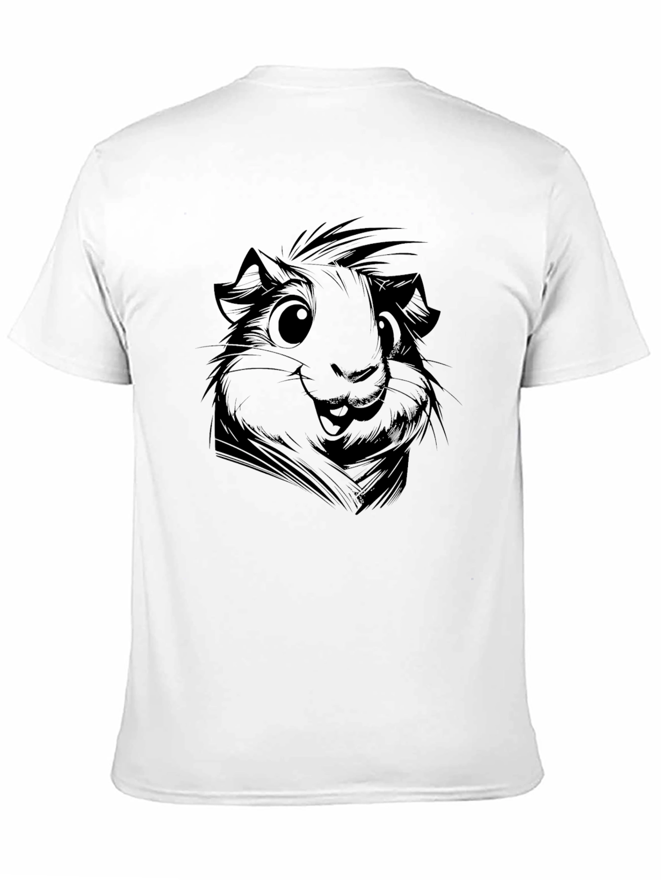 Guinea Pig Graphic Tee - Mens Black T-Shirt