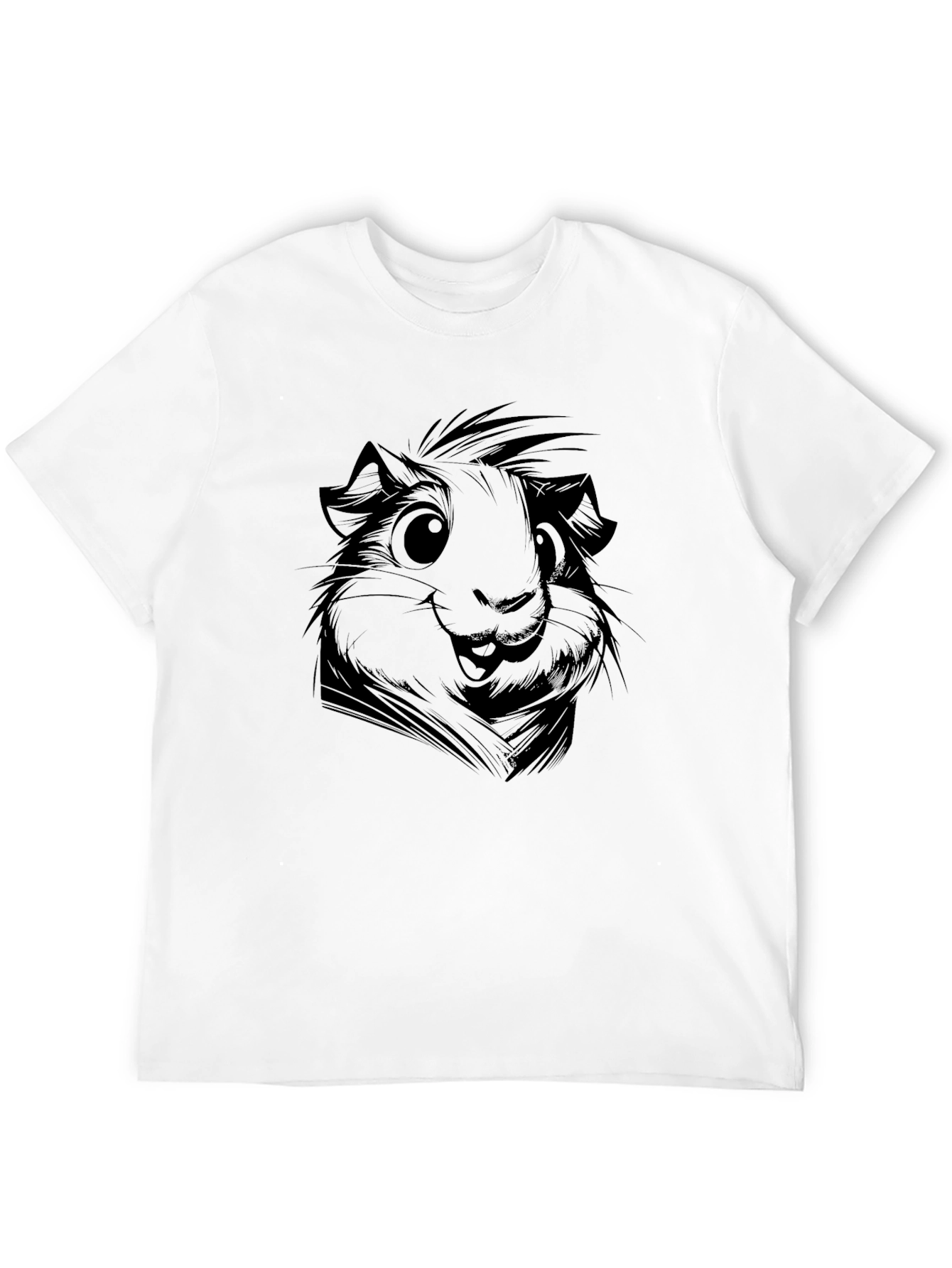 Guinea Pig Graphic Tee - Mens Black T-Shirt