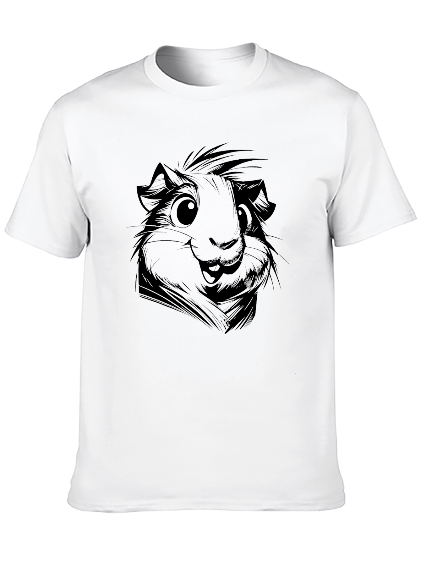 Guinea Pig Graphic Tee - Mens Black T-Shirt
