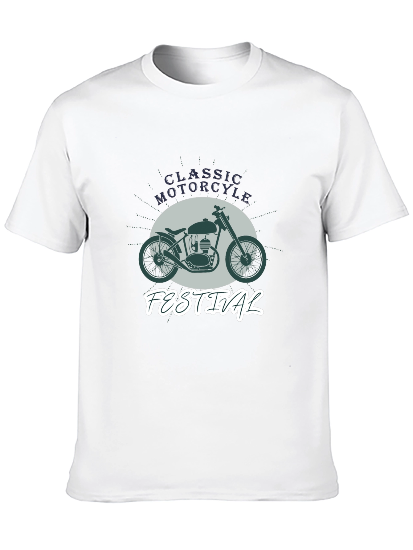 Classic Motorcycle Festival Black T-Shirt