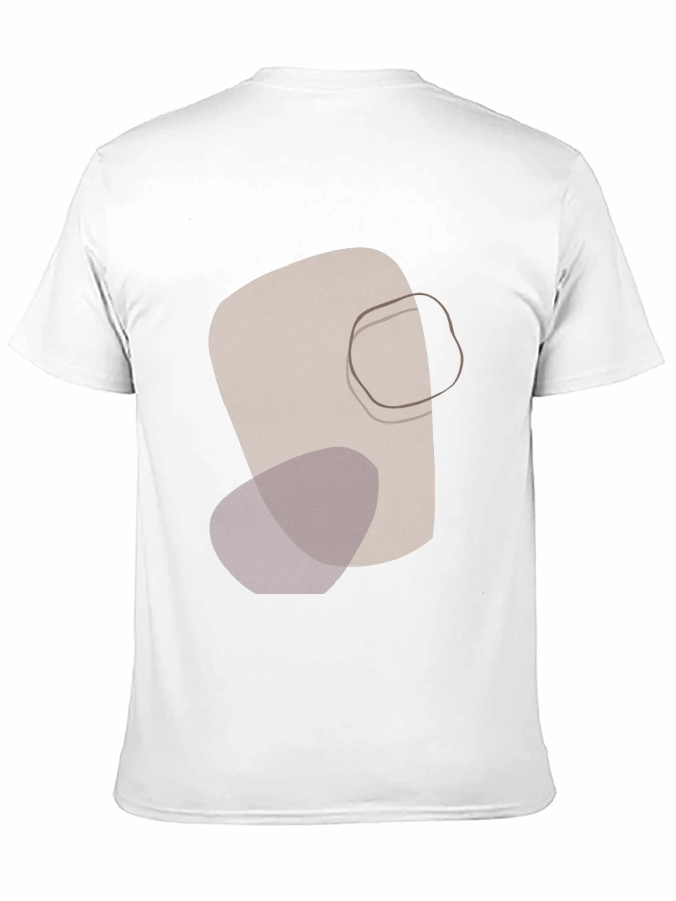 Abstract Graphic Print Tee - Modern Casual Style