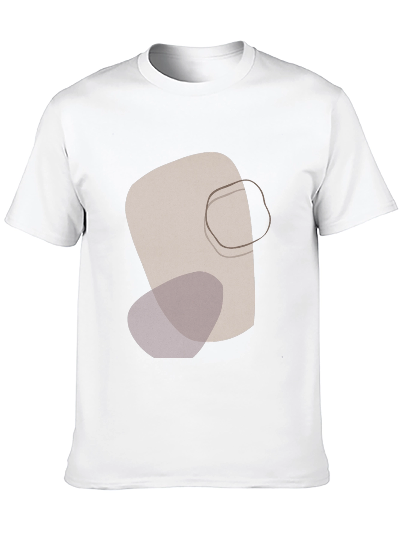 Abstract Graphic Print Tee - Modern Casual Style