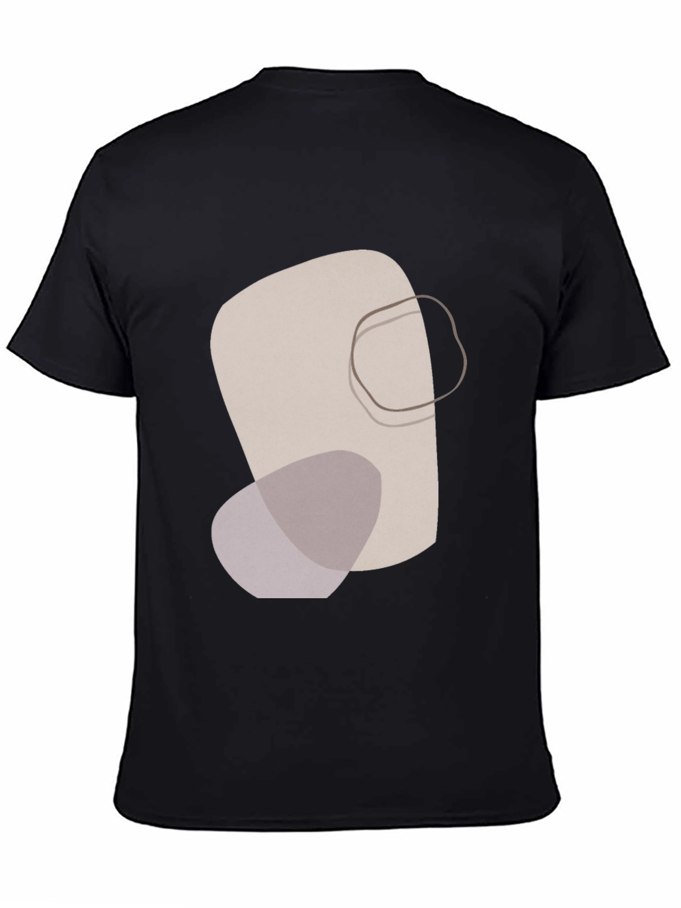 Abstract Graphic Print Tee - Modern Casual Style
