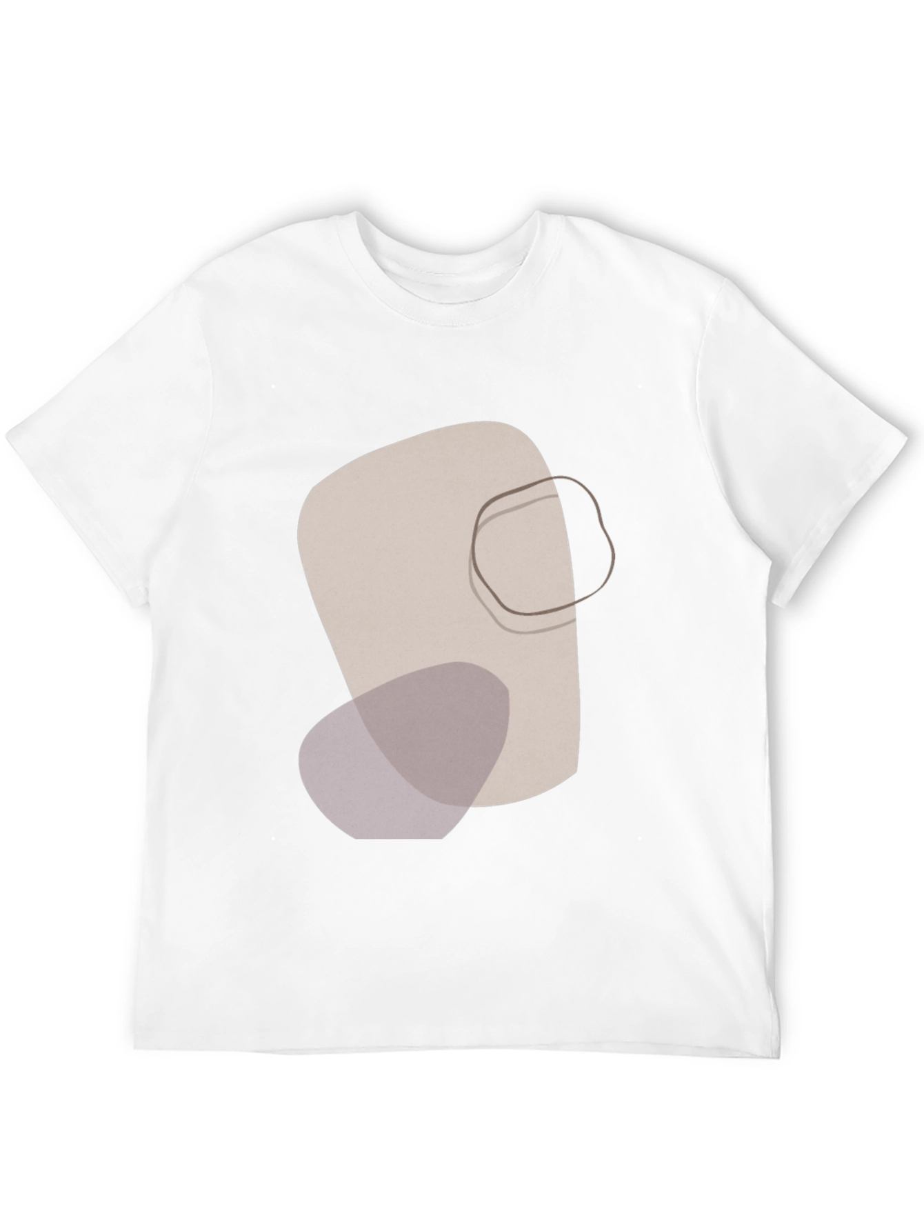 Abstract Graphic Print Tee - Modern Casual Style