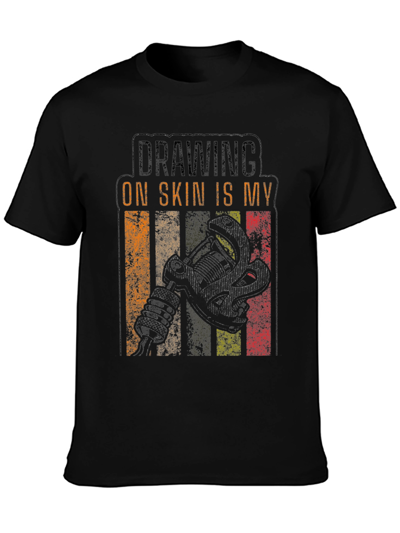 Drawing on Skin Tattoo T-Shirt