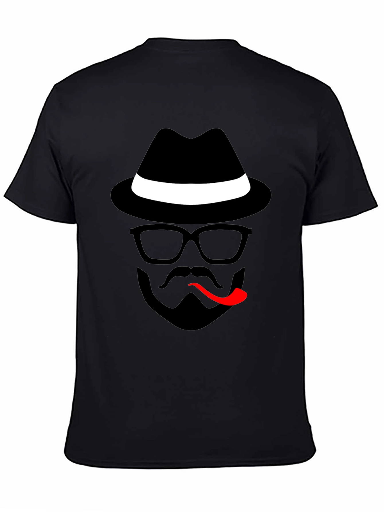 Cool Detective Graphic Black T-Shirt