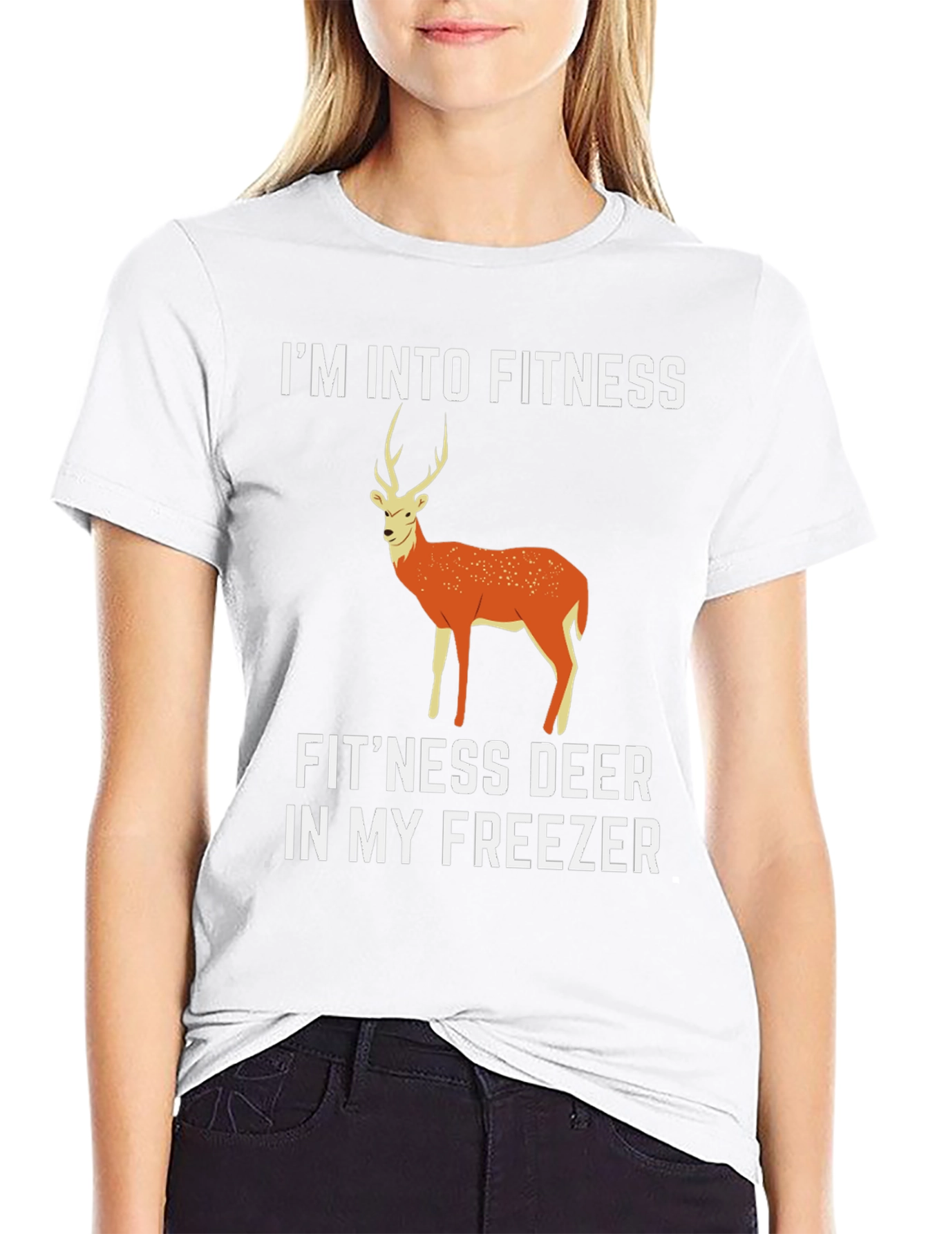 Fitness Deer T-Shirt - Funny Hunting Tee