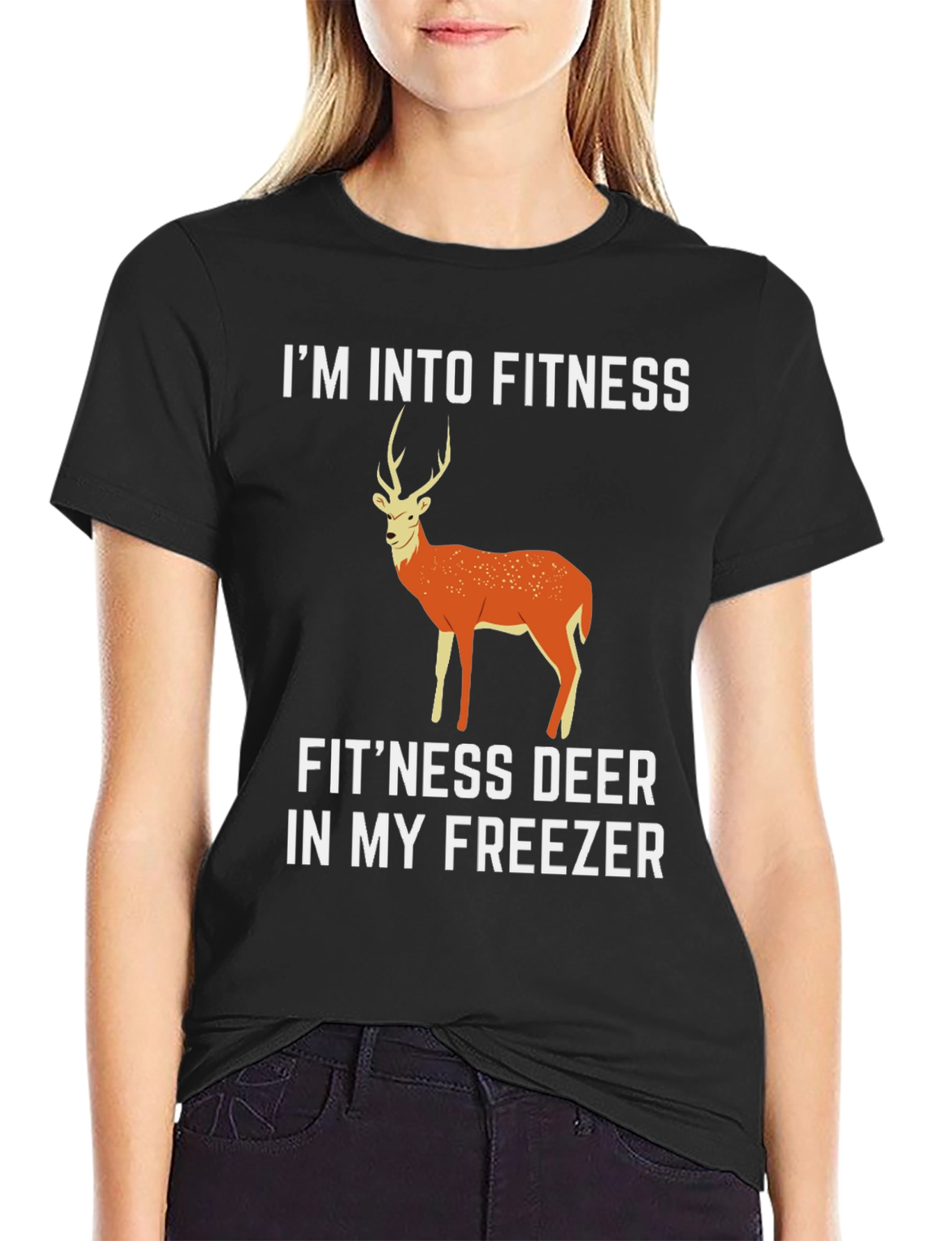 Fitness Deer T-Shirt - Funny Hunting Tee