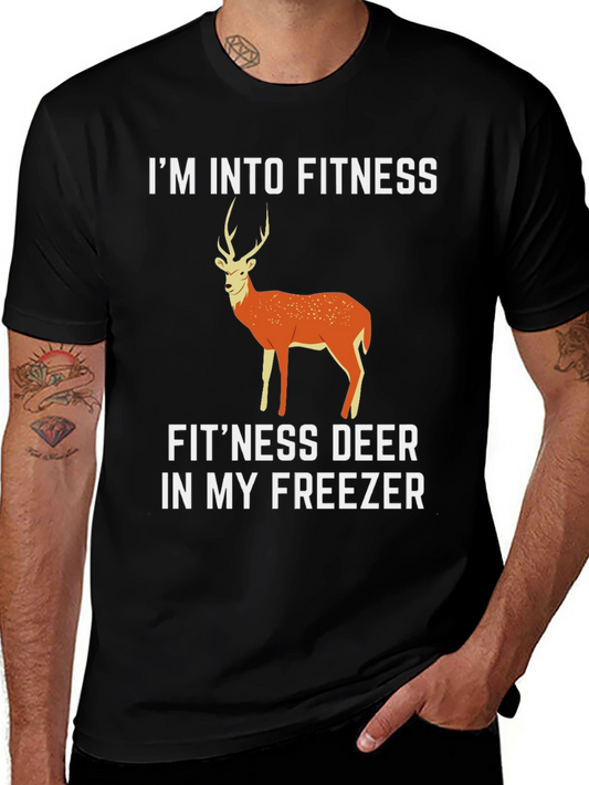 Fitness Deer T-Shirt - Funny Hunting Tee