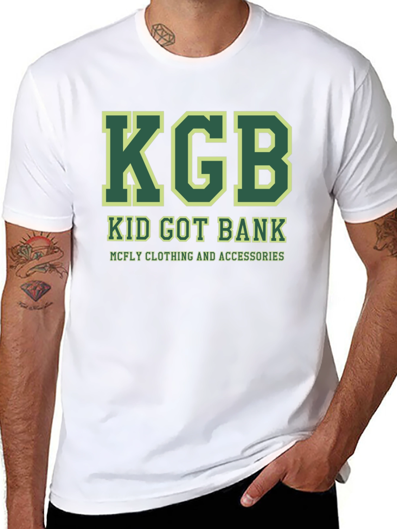 KGB Kid Got Bank T-Shirt - McFly Clothing