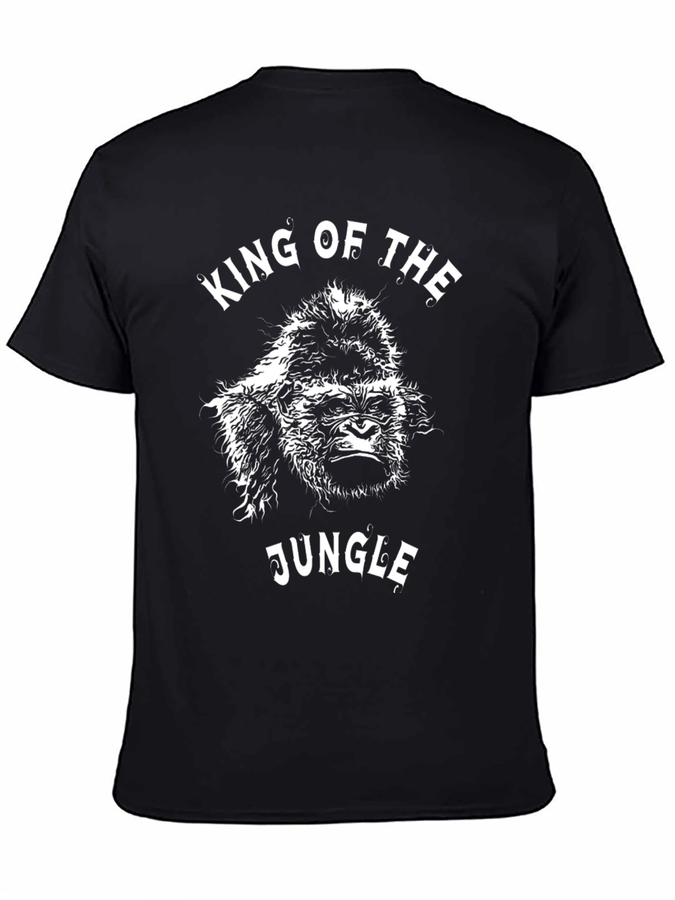 King of the Jungle Gorilla Graphic T-Shirt