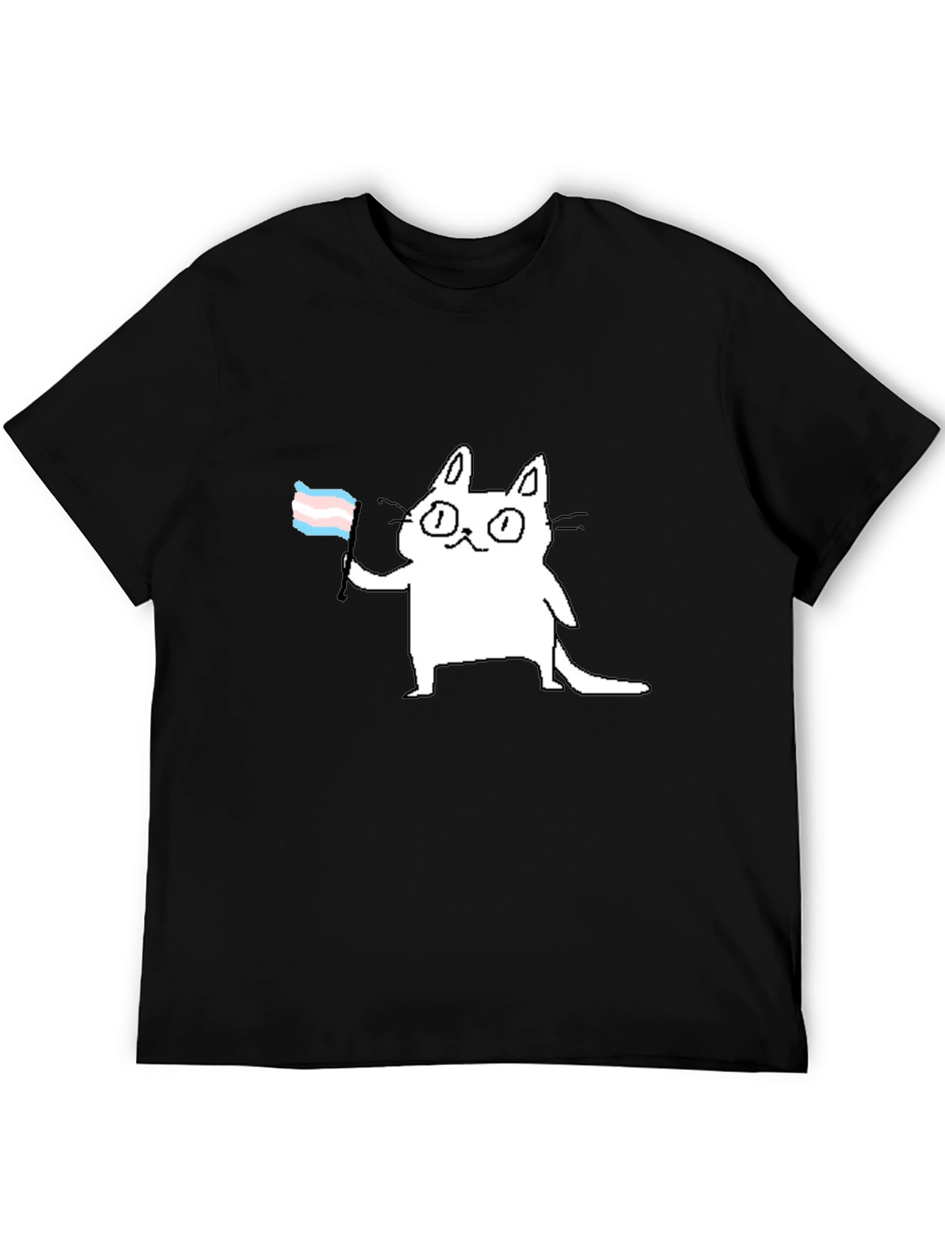 Trans Cat T-Shirt - Prideful & Playful Tee