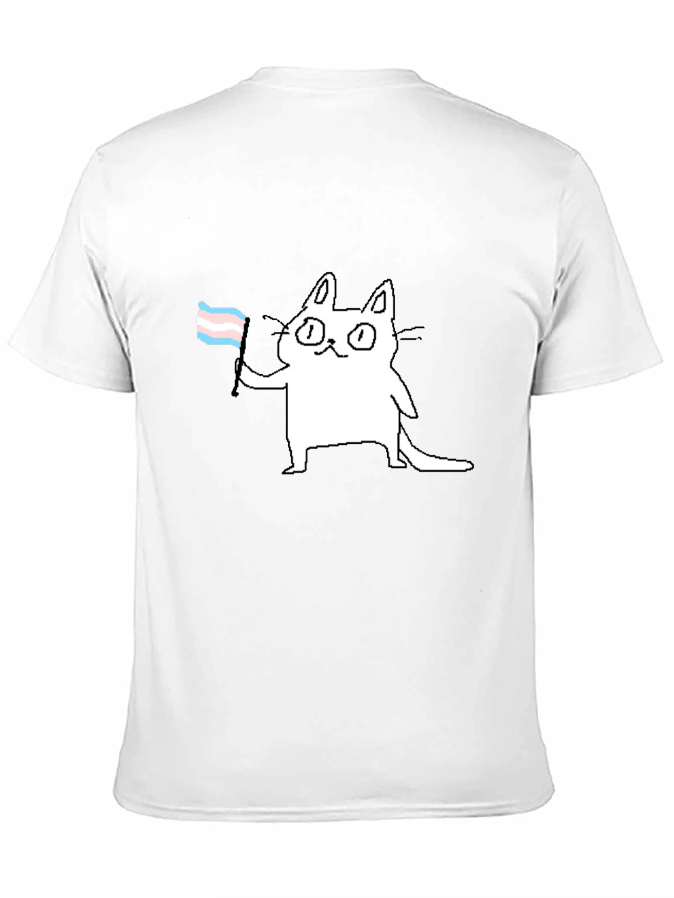 Trans Cat T-Shirt - Prideful & Playful Tee