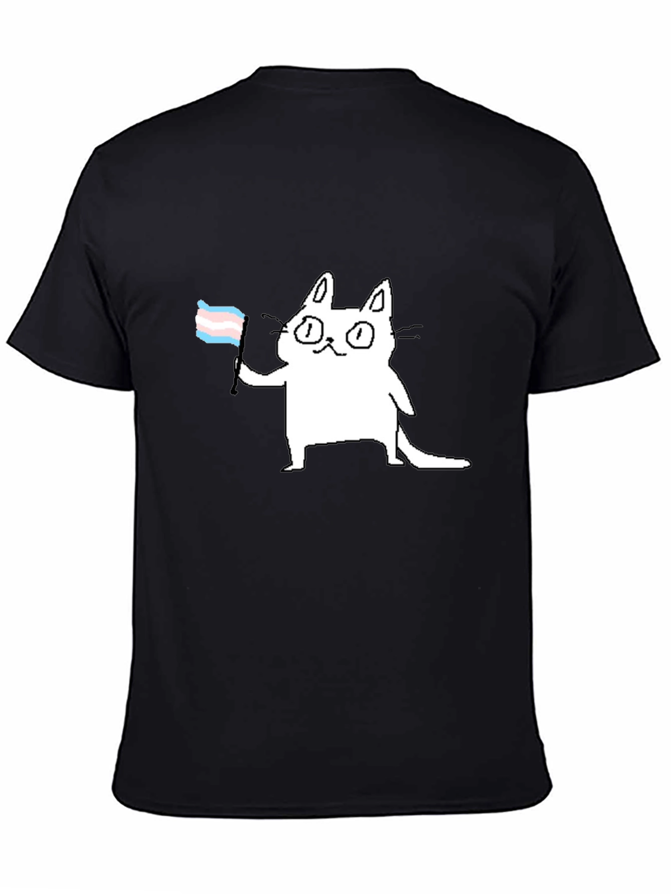 Trans Cat T-Shirt - Prideful & Playful Tee