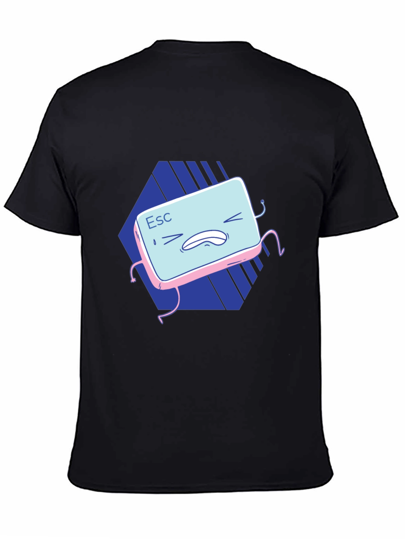 Escape Key Graphic T-Shirt - Black Cotton Tee