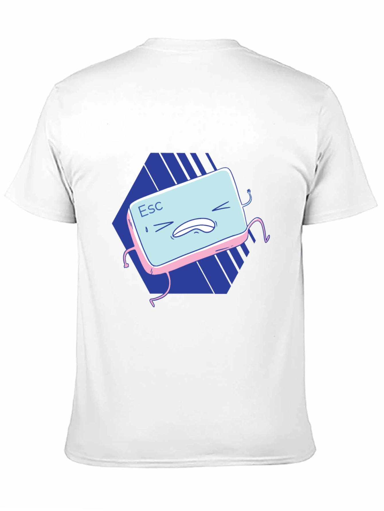 Escape Key Graphic T-Shirt - Black Cotton Tee