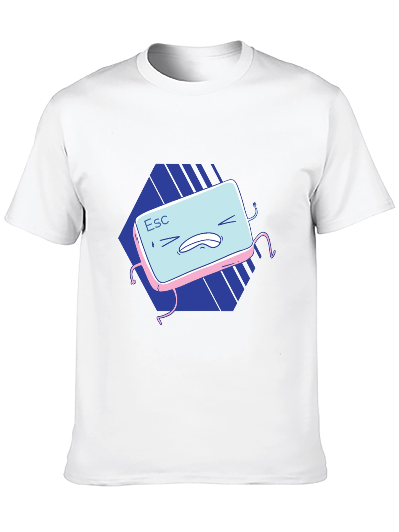 Escape Key Graphic T-Shirt - Black Cotton Tee