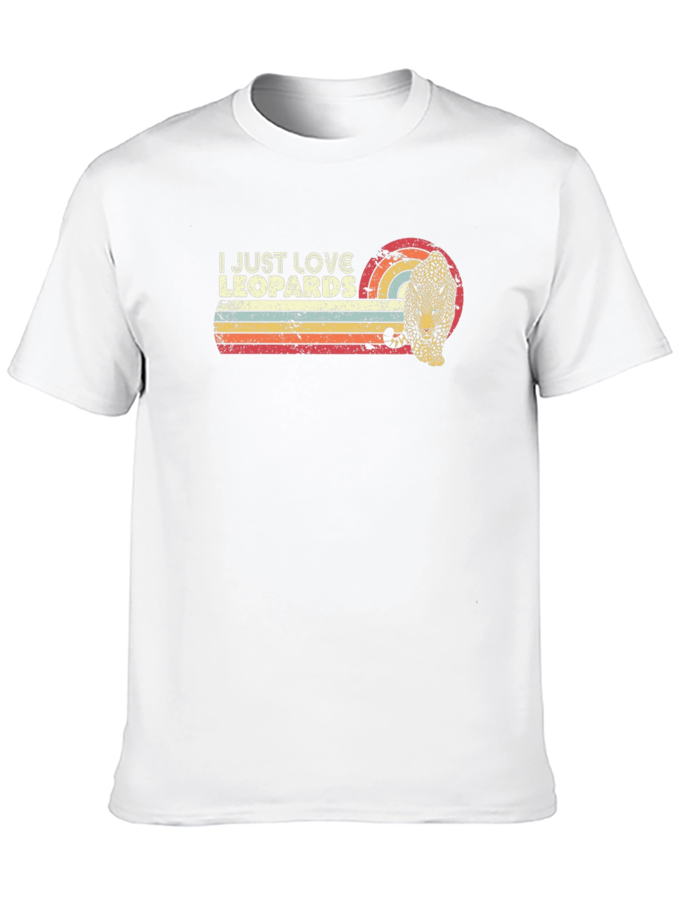 I Just Love Leopards Retro Graphic Tee