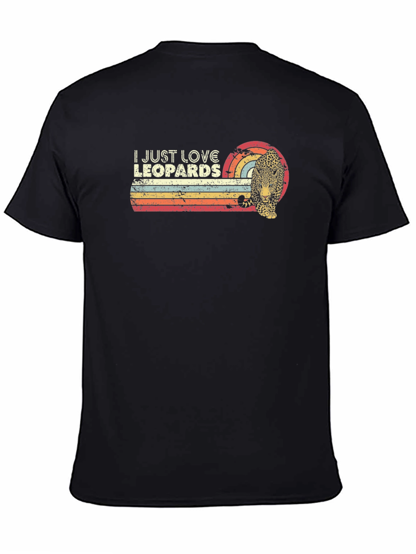 I Just Love Leopards Retro Graphic Tee
