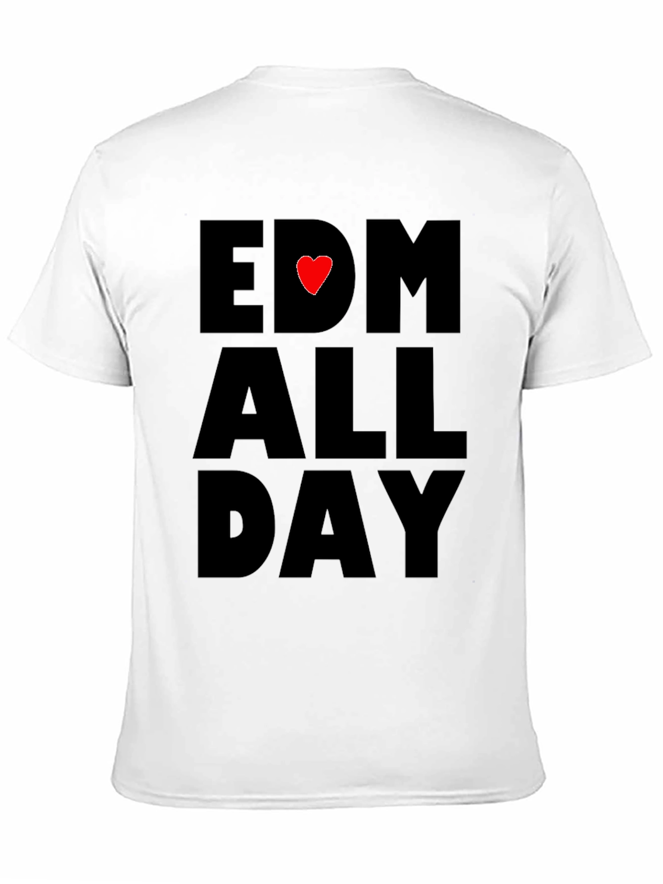 EDM All Day Black T-Shirt