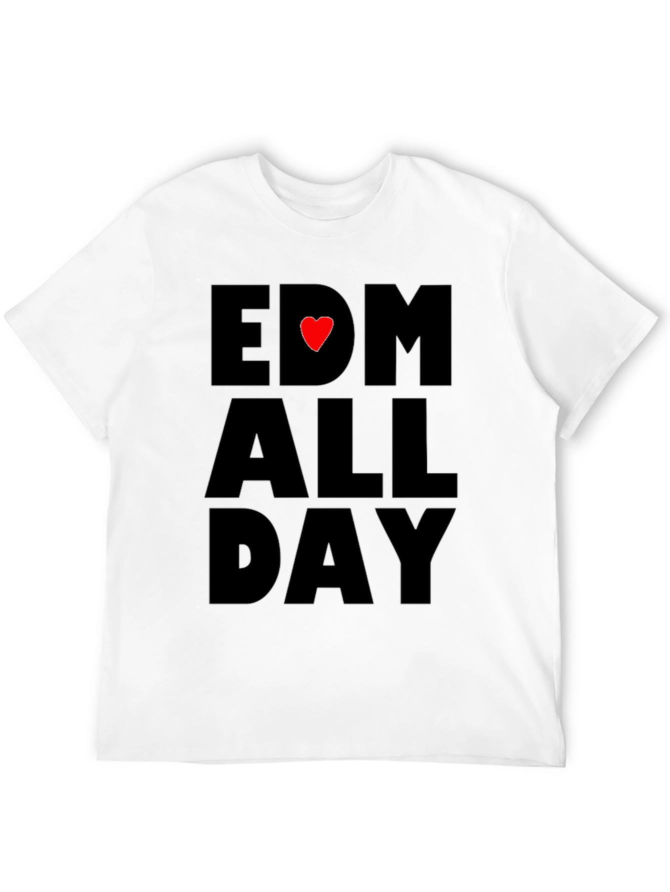 EDM All Day Black T-Shirt