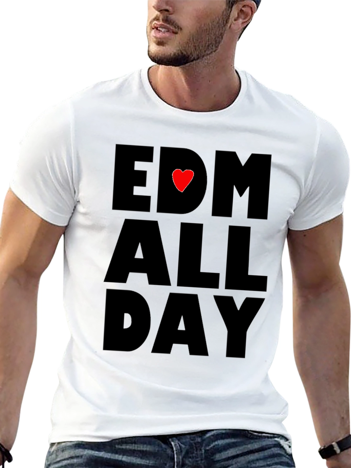 EDM All Day Black T-Shirt
