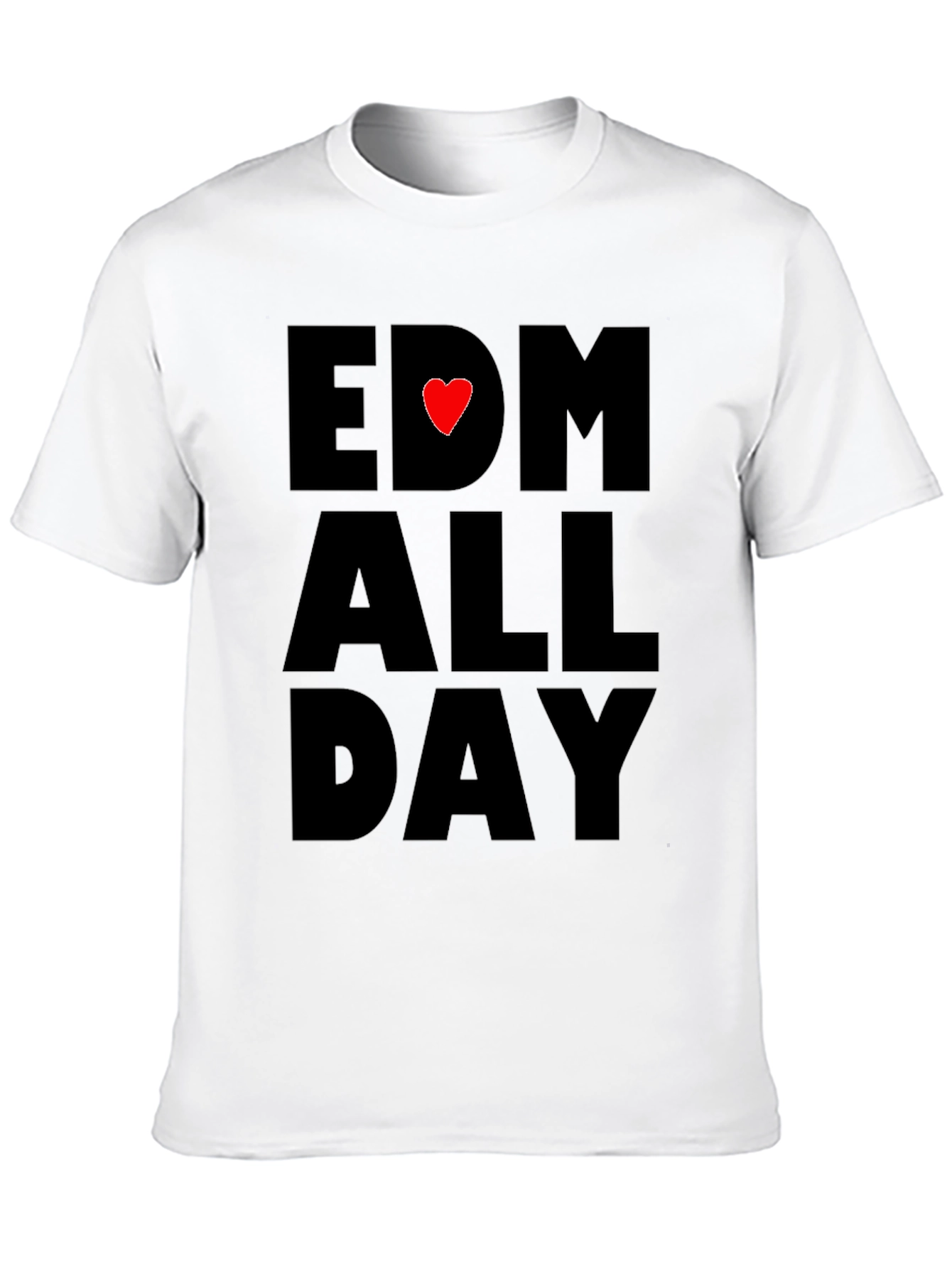 EDM All Day Black T-Shirt