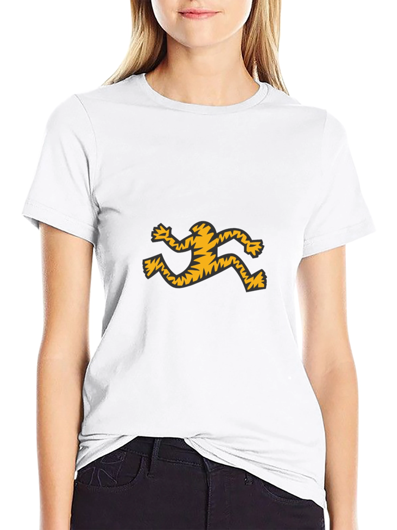 Cool Graphic Tee - Running Figure Design