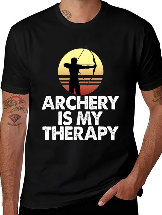 Archery is My Therapy Graphic T-Shirt