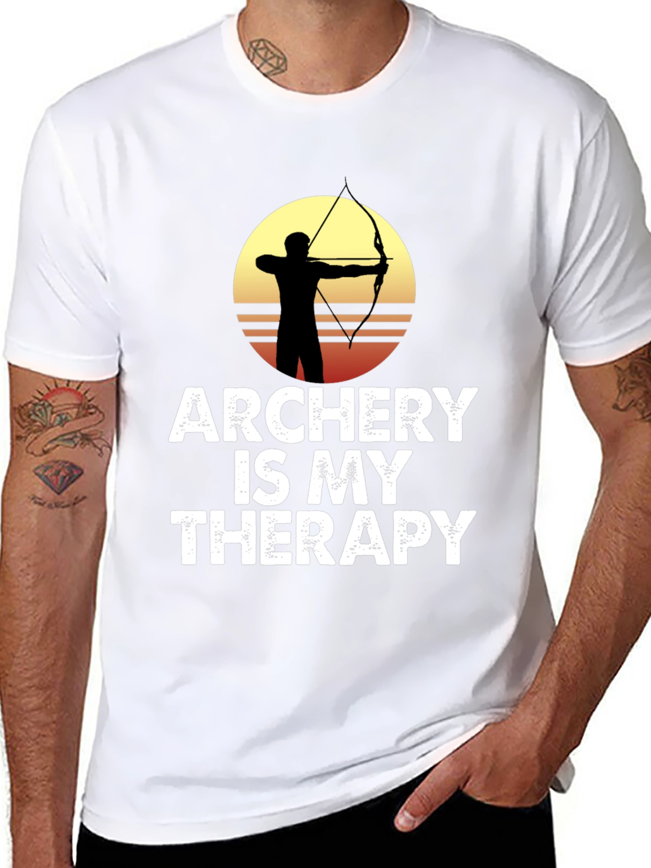 Archery is My Therapy Graphic T-Shirt