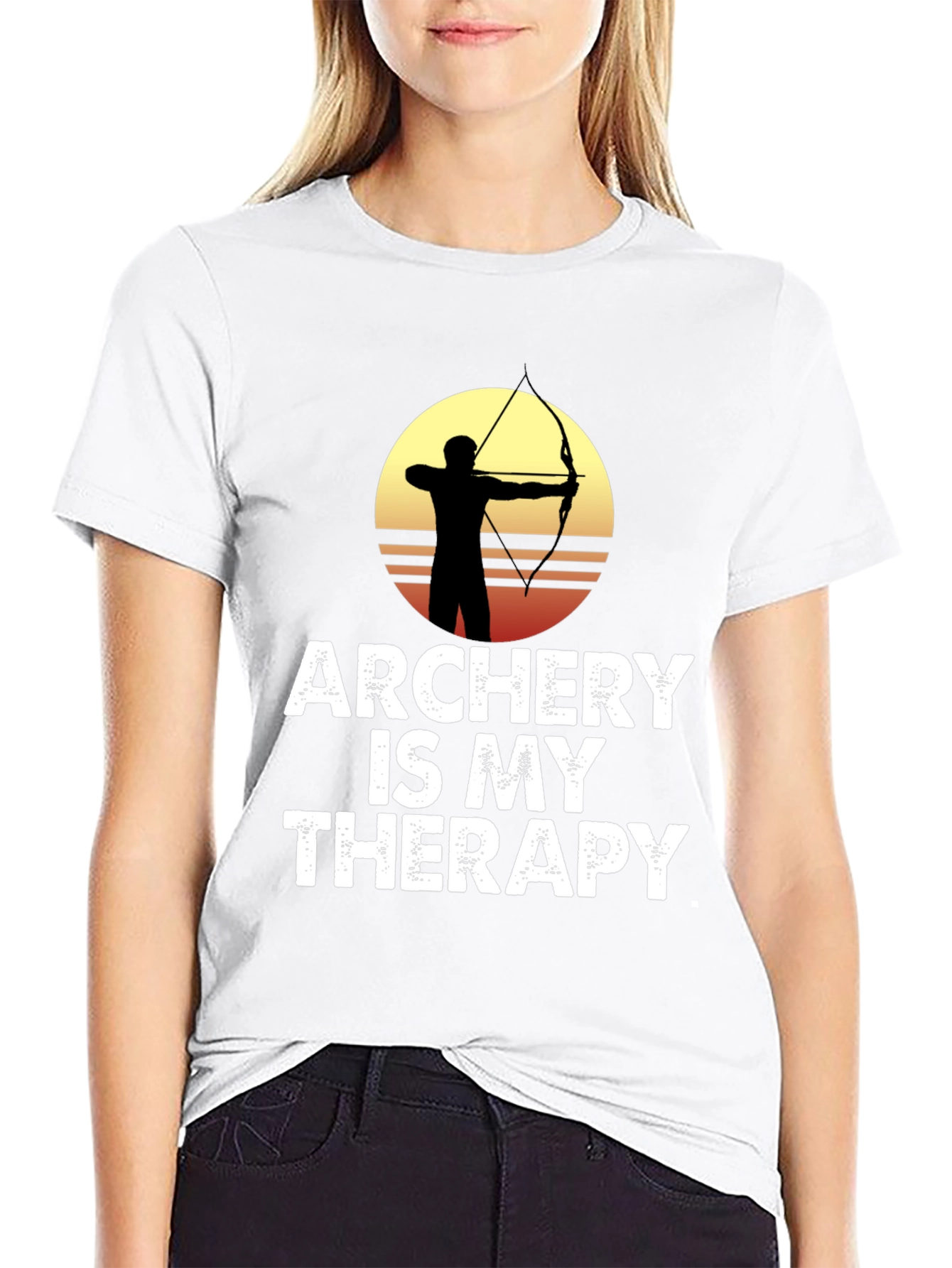 Archery is My Therapy Graphic T-Shirt