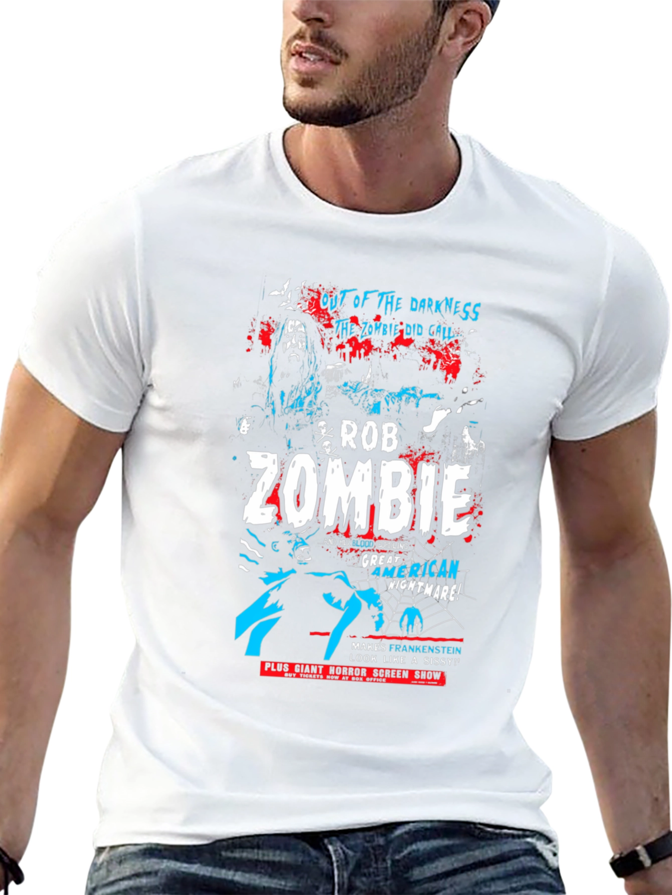 Rob Zombie Graphic Print T-Shirt
