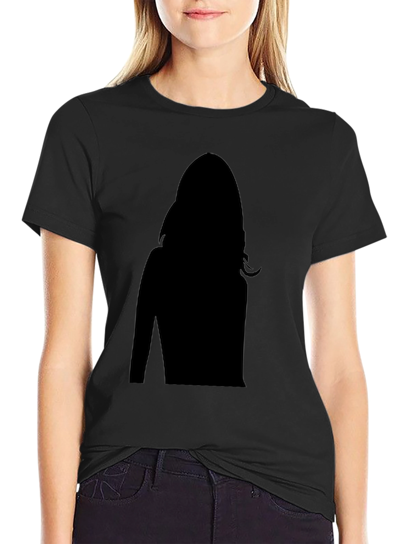 Silhouette Graphic Black T-Shirt