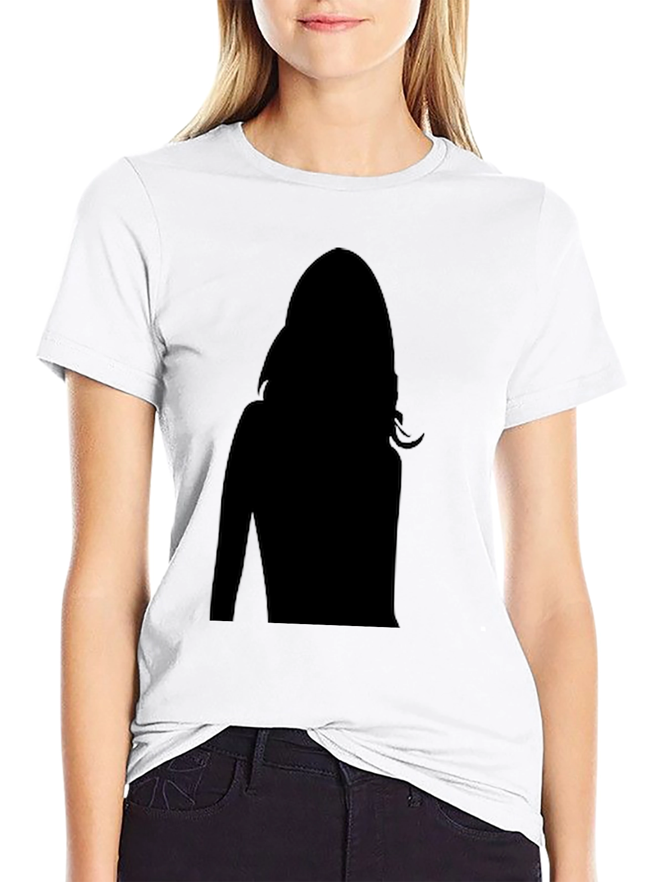 Silhouette Graphic Black T-Shirt