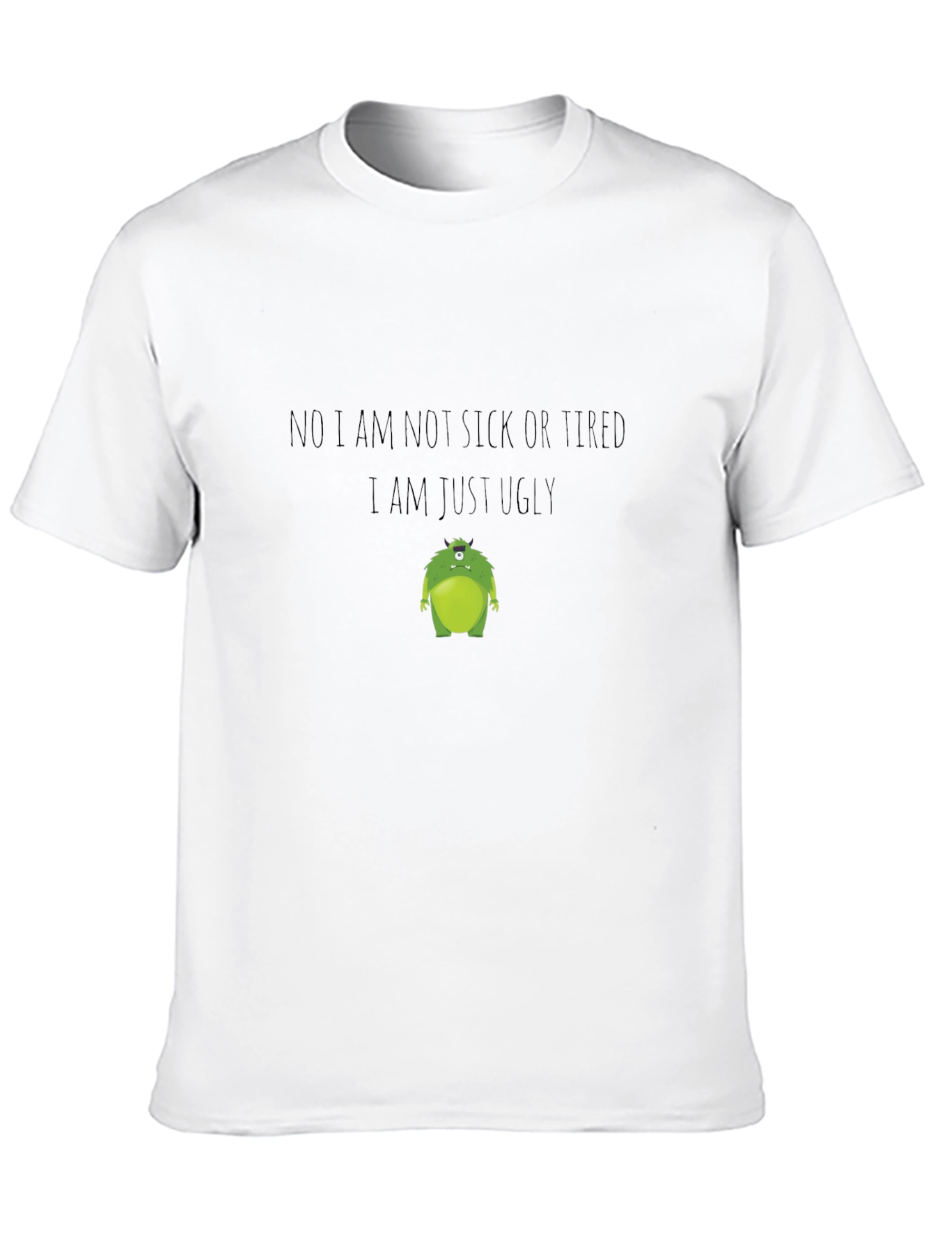 Funny Graphic T-Shirt: Ugly Monster