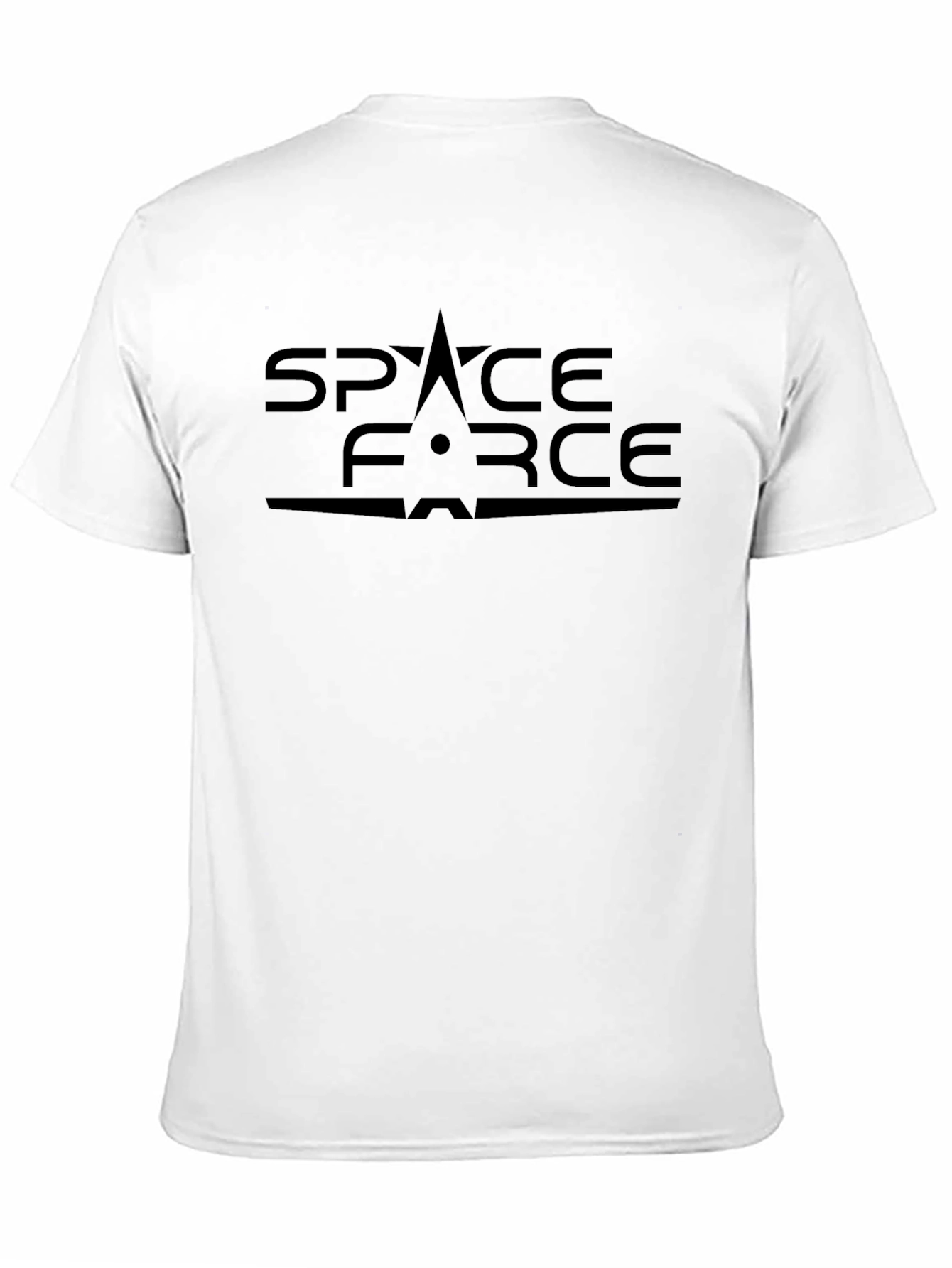 Space Force Black Graphic Tee
