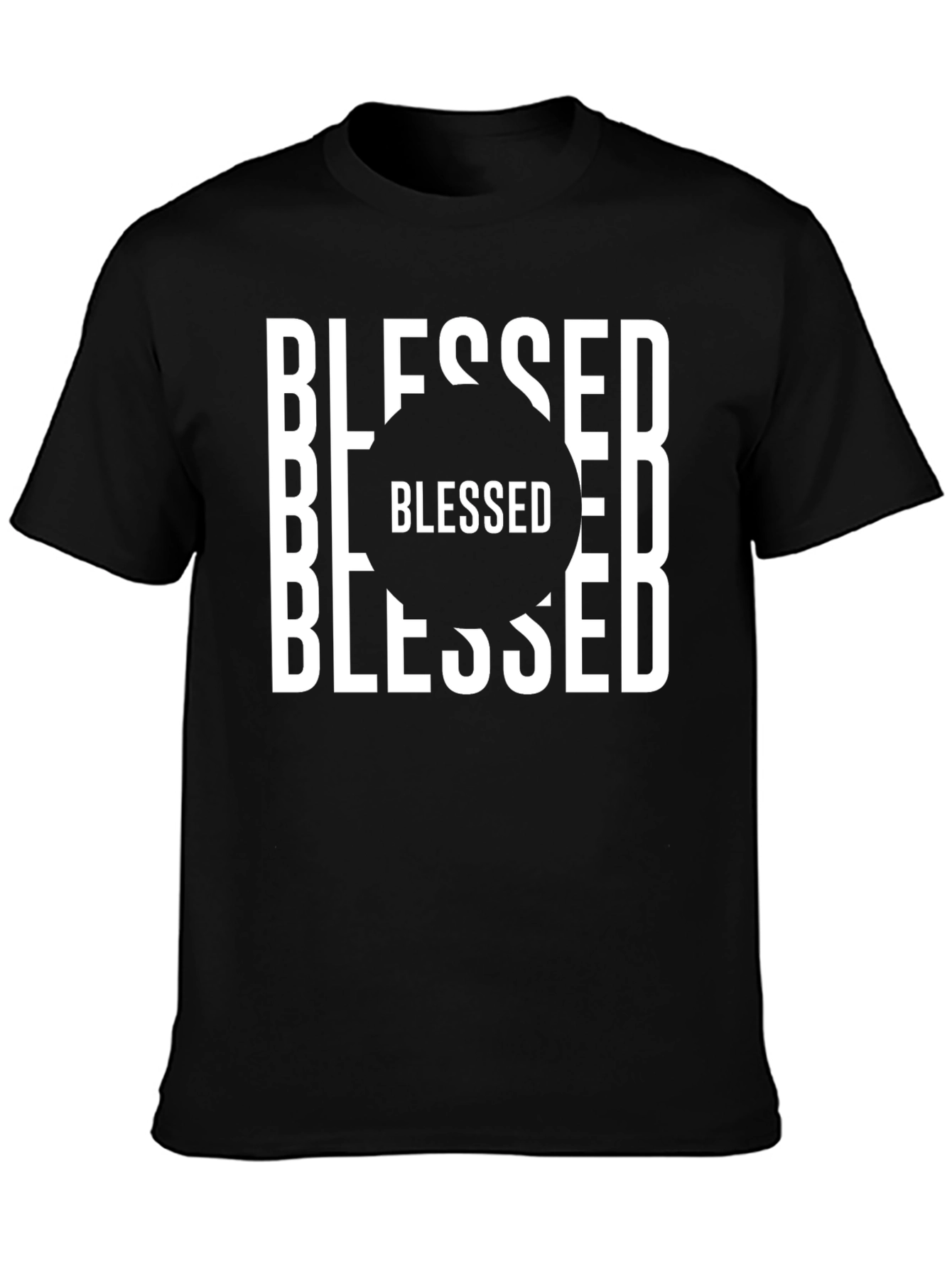 Blessed Black Graphic Tee - Stylish Unisex T-Shirt