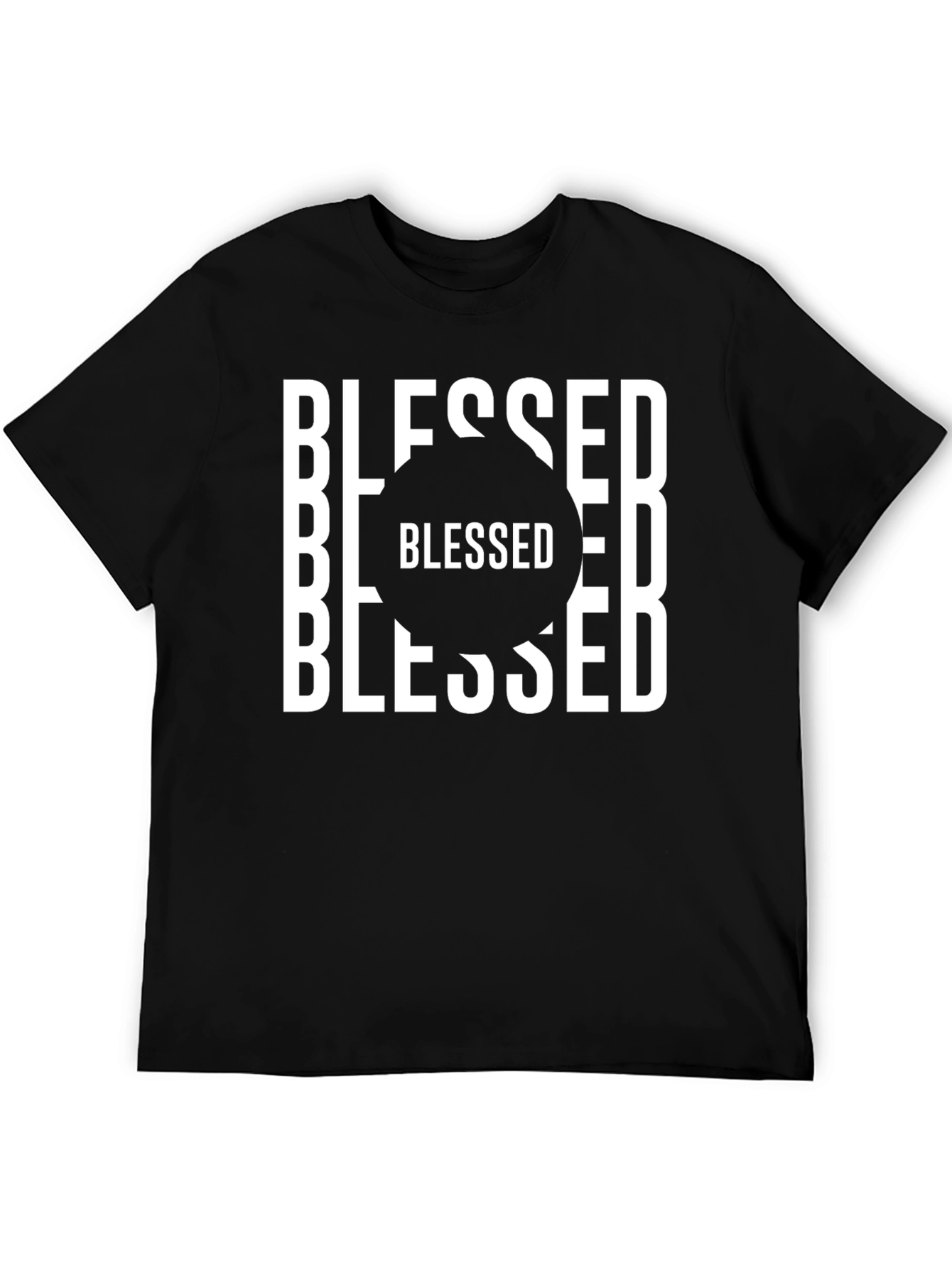 Blessed Black Graphic Tee - Stylish Unisex T-Shirt
