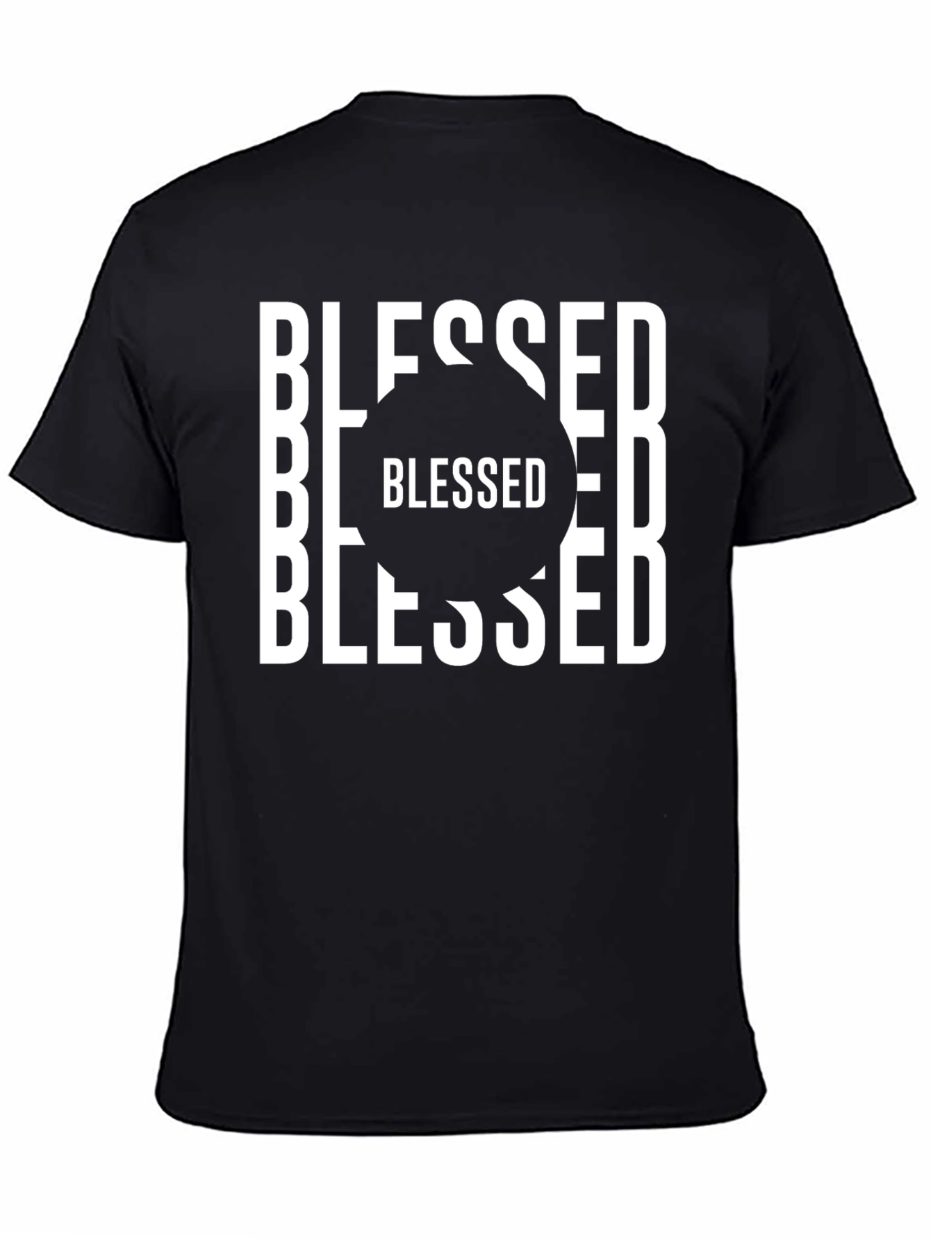 Blessed Black Graphic Tee - Stylish Unisex T-Shirt