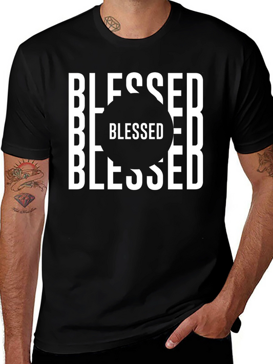 Blessed Black Graphic Tee - Stylish Unisex T-Shirt