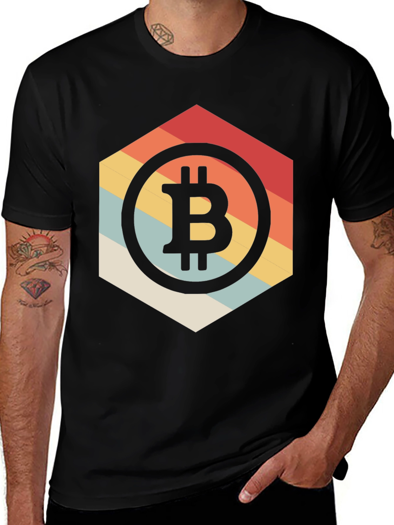 Bitcoin Retro Style T-Shirt