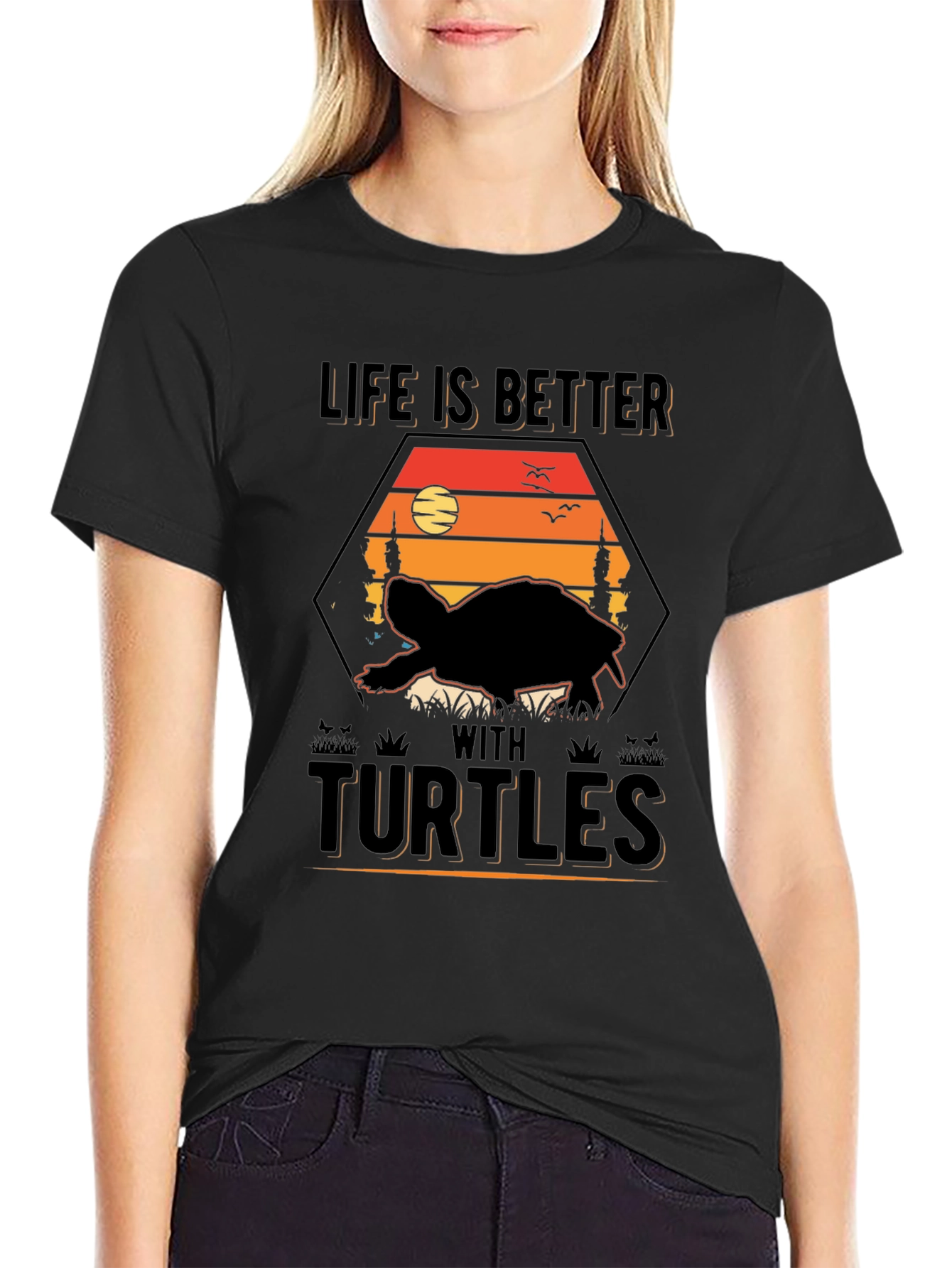 Life Is Better With Turtles Graphic Tee