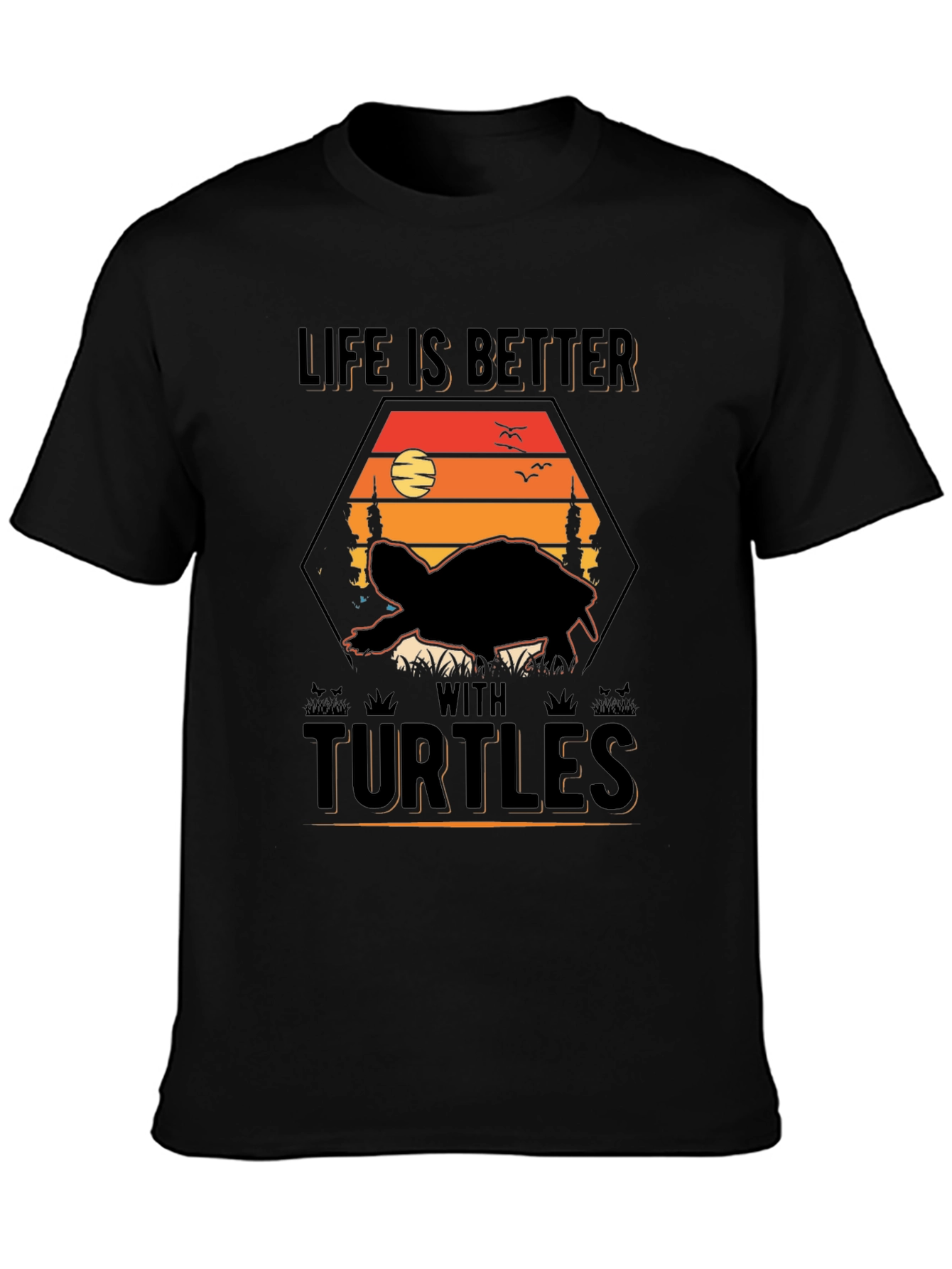 Life Is Better With Turtles Graphic Tee