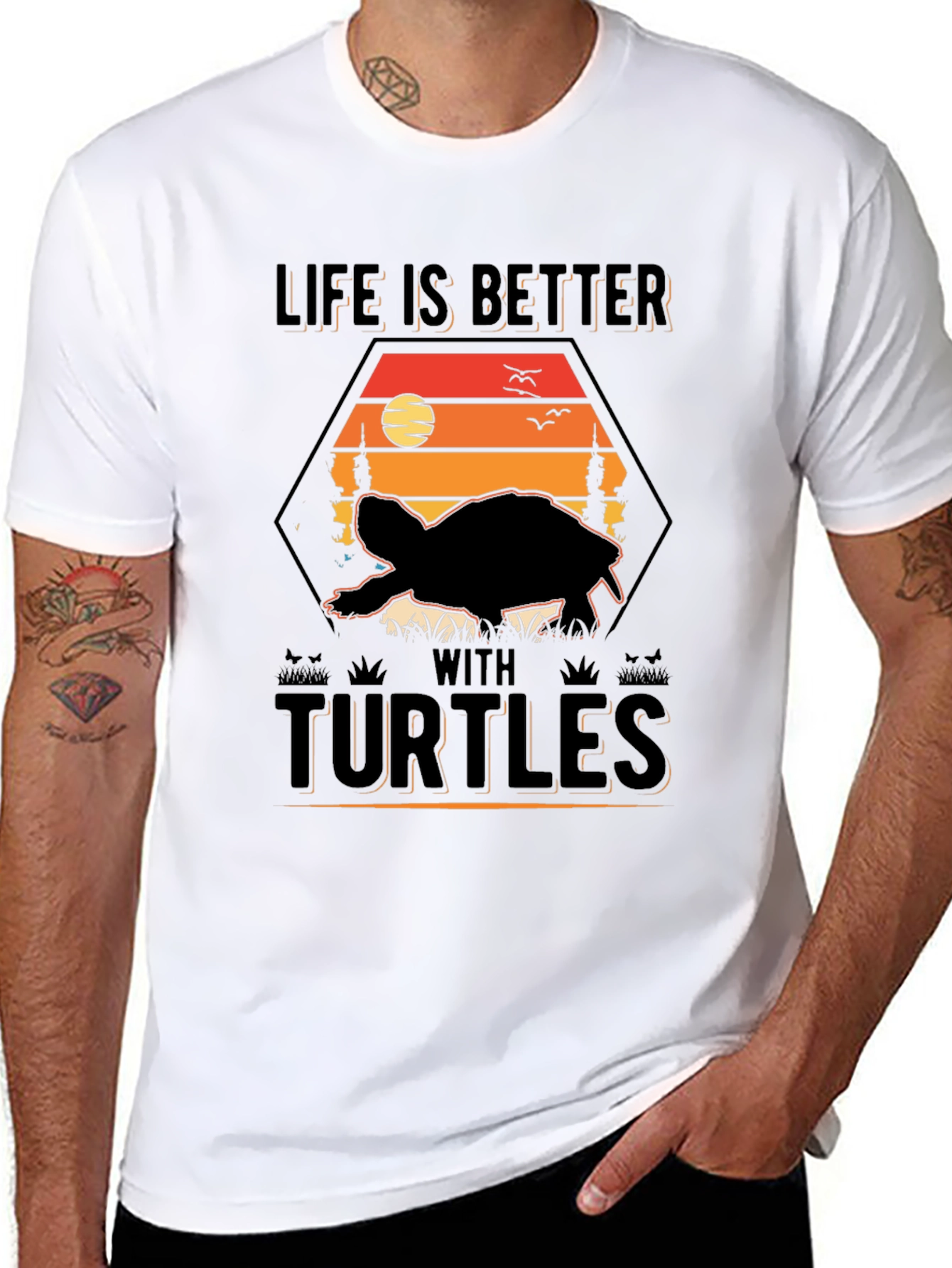Life Is Better With Turtles Graphic Tee