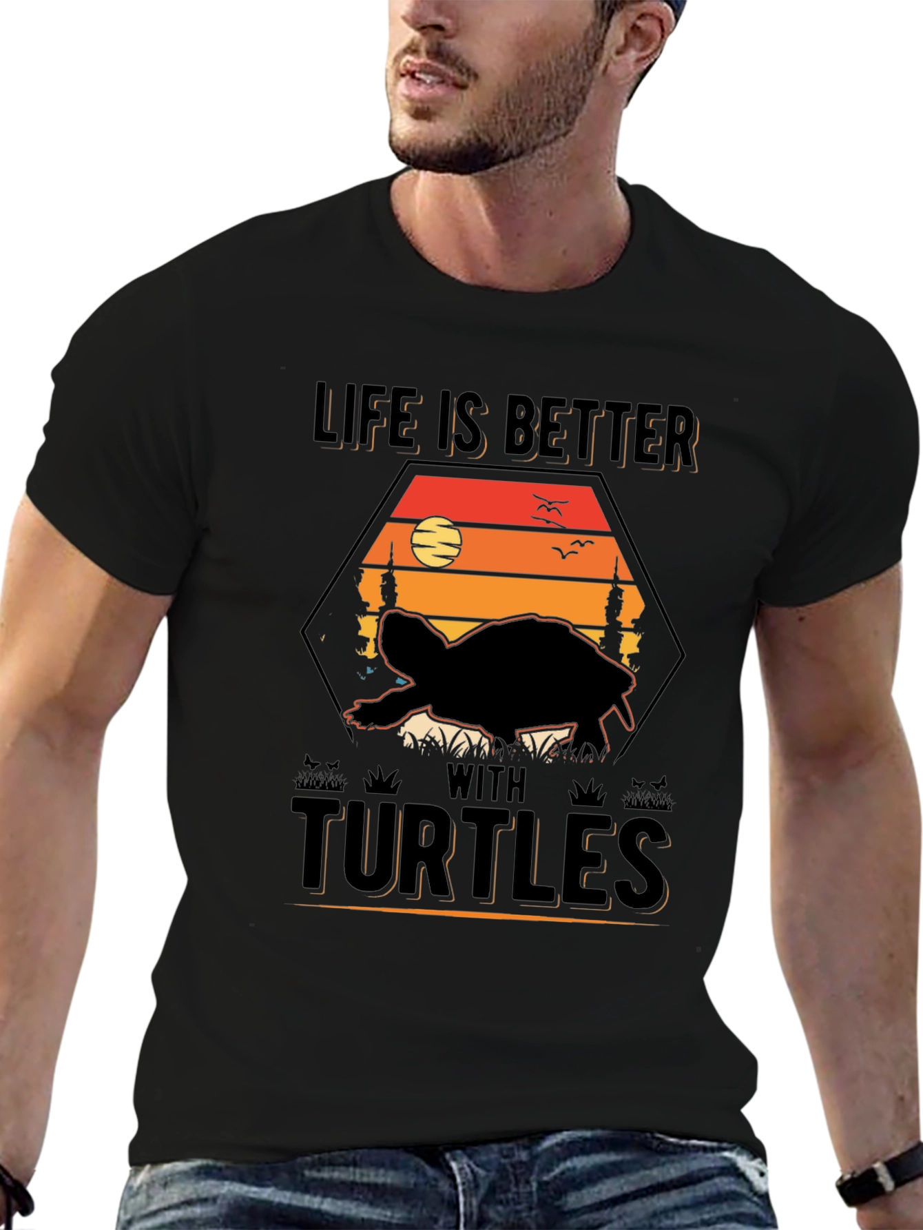 Life Is Better With Turtles Graphic Tee