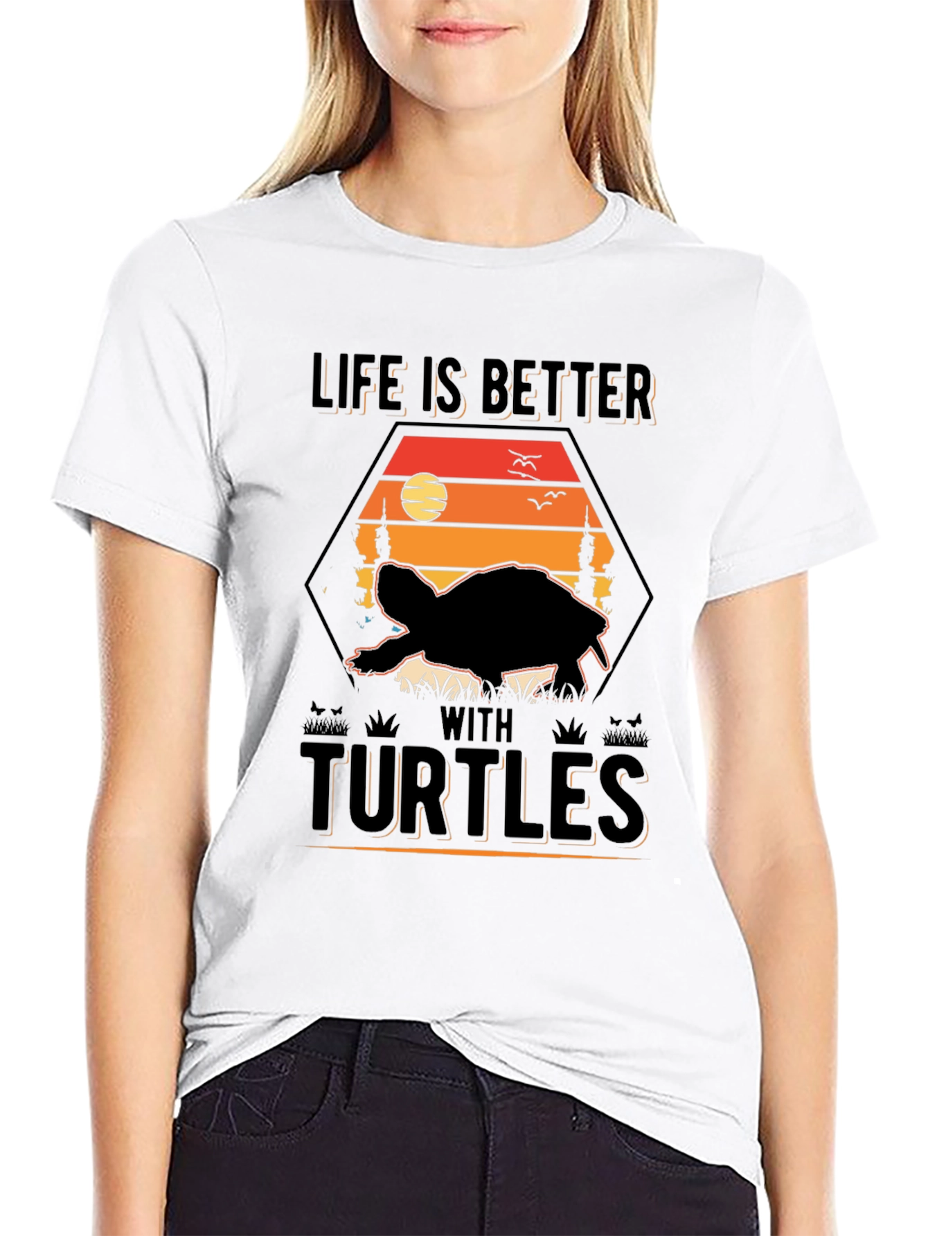 Life Is Better With Turtles Graphic Tee