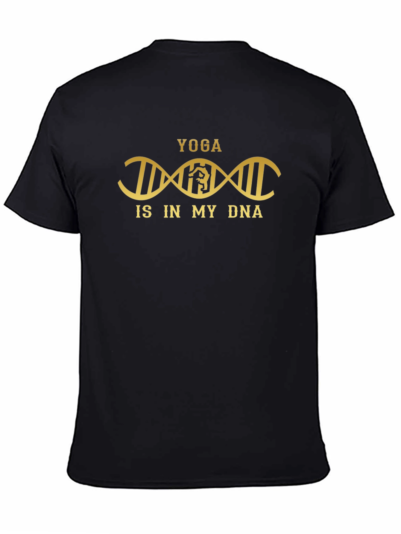 Yoga Is In My DNA Black T-Shirt
