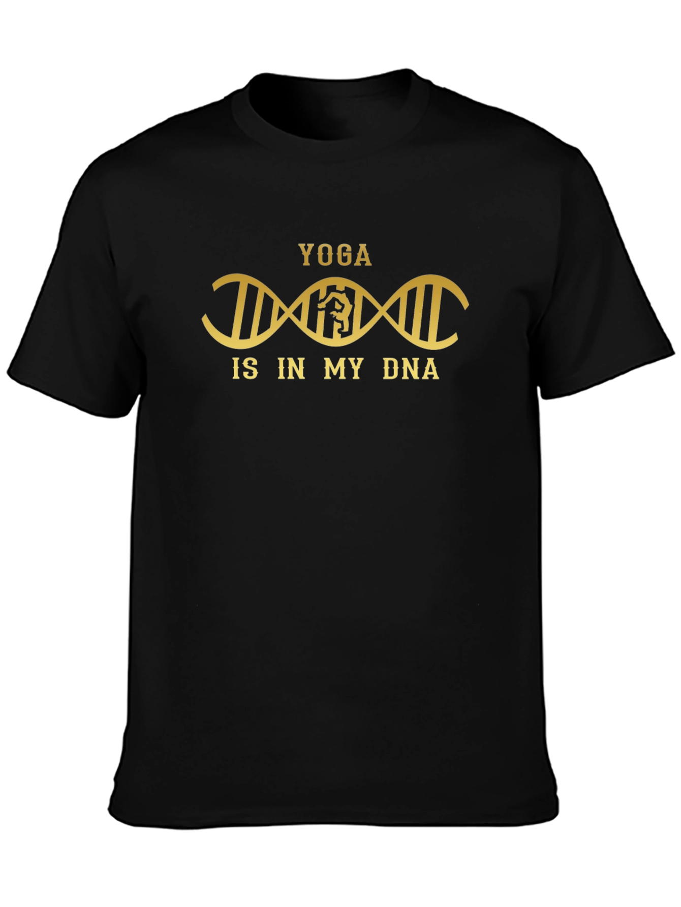 Yoga Is In My DNA Black T-Shirt